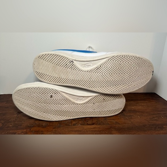 Nike Blazer Low Leather "White Blue" Men’s Size 8 Sneakers Good‎ Condition. - Picture 7 of 9